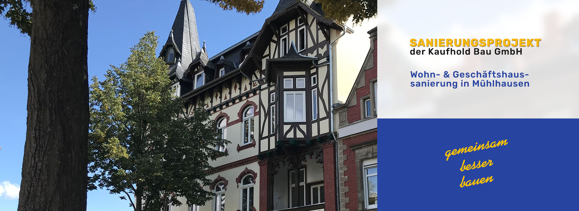 Sanierungsprojekt Mühlhausen